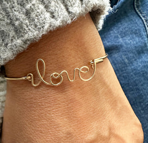 Inspirational Love Bangle